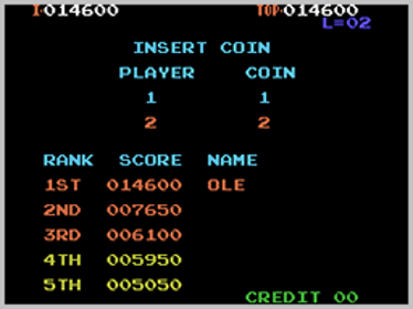 Donkey Kong Arcade - Screenshot - High Scores (World) - 256x192