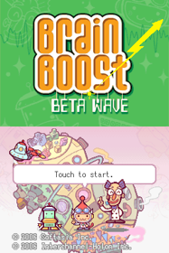 Brain Boost: Beta Wave - Screenshot - Game Title (North America) - 256x384