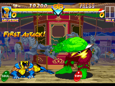 Marvel Super Heroes - Screenshot - Gameplay (World) - 640x480