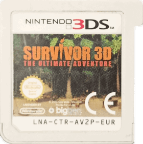 Survivor 3D: The Ultimate Adventure - Cart - Front (Europe) - 1061x1063