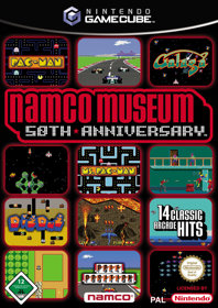 Namco Museum 50th Anniversary - Box - Front (Germany) - 1200x1700