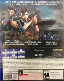 Resident Evil: Revelations - Box - Back (United States) - 1123x1420