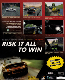 Need for Speed: High Stakes - Box - Back (North America) - 1764x2160