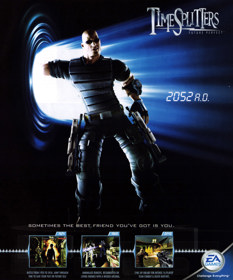 TimeSplitters: Future Perfect - Advertisement Flyer - Front (North America) - 1904x2290