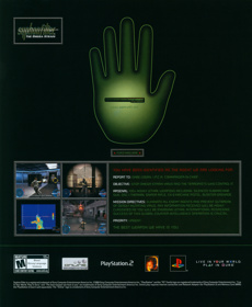 Syphon Filter: The Omega Strain - Advertisement Flyer - Front (United States) - 1804x2200