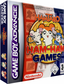Hamtaro: Ham-Ham Games - Box - 3D (Germany) - 470x617