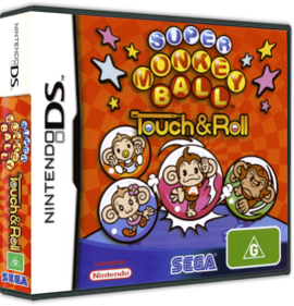 Super Monkey Ball: Touch & Roll - Box - 3D (Australia) - 575x598