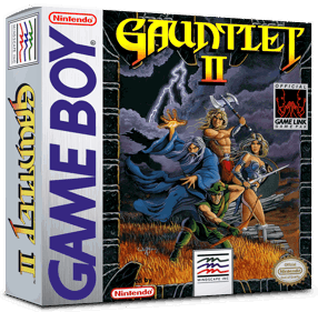 Gauntlet II - Box - 3D (North America) - 1016x998