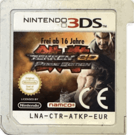 Tekken 3D: Prime Edition - Cart - Front (Europe) - 906x916