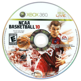 NCAA Basketball 10 - Disc (North America) - 1280x1280