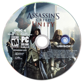 Assassin's Creed Unity - Disc (North America) - 782x765
