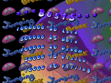 Jumping Break - Screenshot - High Scores (World) - 320x240
