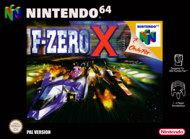 F-Zero X - Box - Front (Europe) - 2100x1536