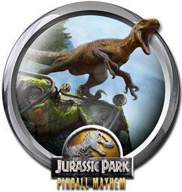 Jurassic Park: Pinball Mayhem - Fanart - Cart - Front (World) - 886x937