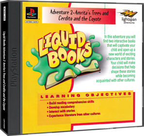 Liquid Books Adventure 2: Amrita's Trees and Cerdito and the Coyote - Box - 3D (North America) - 1409x1330