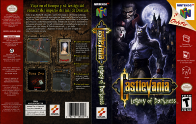 Castlevania: Legacy of Darkness - Fanart - Box - Front (World) - 1578x996