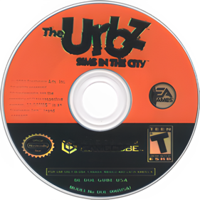 The Urbz: Sims in the City - Disc (North America) - 960x960