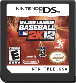 Major League Baseball 2K12 - Cart - Front (North America) - 517x564