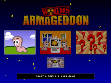 Worms Armageddon - Screenshot - Game Title (World) - 640x480