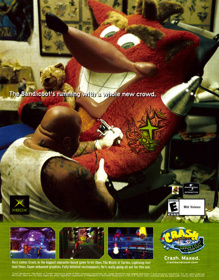 Crash Bandicoot: The Wrath of Cortex - Advertisement Flyer - Front (United States) - 1720x2200