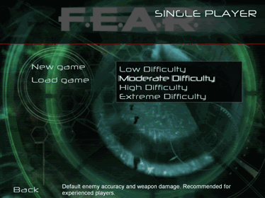 F.E.A.R.: First Encounter Assault Recon - Screenshot - Game Select (World) - 1920x1440