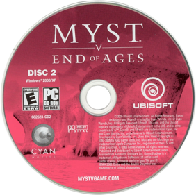Myst V: End of Ages - Disc (North America) - 776x772