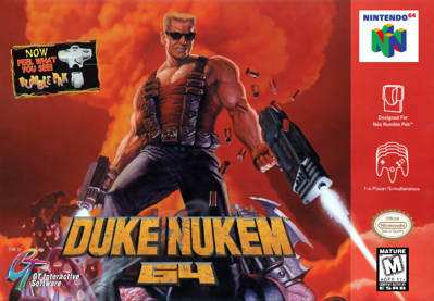 Duke Nukem 64 - Box - Front - Reconstructed (United States) - 720x500