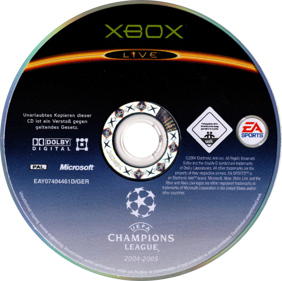 UEFA Champions League 2004-2005 - Disc (Germany) - 772x768