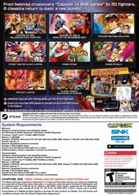 Capcom Fighting Collection 2 - Fanart - Box - Back (North America) - 1523x2150