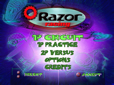 Razor Racing - Screenshot - Game Title (North America) - 640x480
