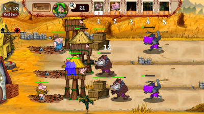 Bacon Tales: Between Pigs and Wolves - Screenshot - Gameplay (World) - 1280x720