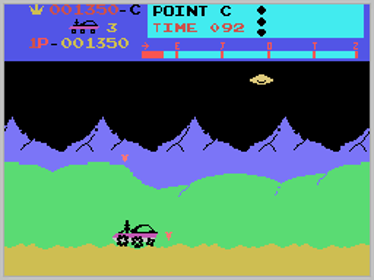 Moon Patrol (Prototype) - Screenshot - Gameplay (World) - 256x192