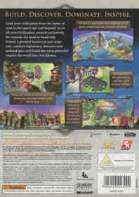 Sid Meier's Civilization Revolution - Box - Back (United Kingdom) - 6067x8597