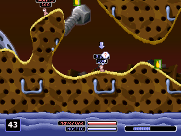 Worms Armageddon - Screenshot - Gameplay (World) - 640x480