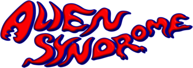 Alien Syndrome - Clear Logo (Europe) - 2969x1046