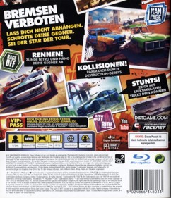DiRT: Showdown - Box - Back (Germany) - 503x584