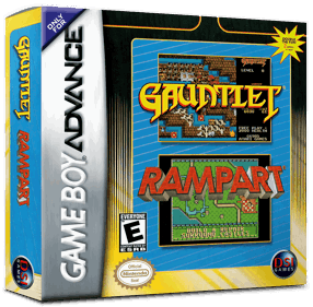Gauntlet / Rampart - Box - 3D (North America) - 1016x998