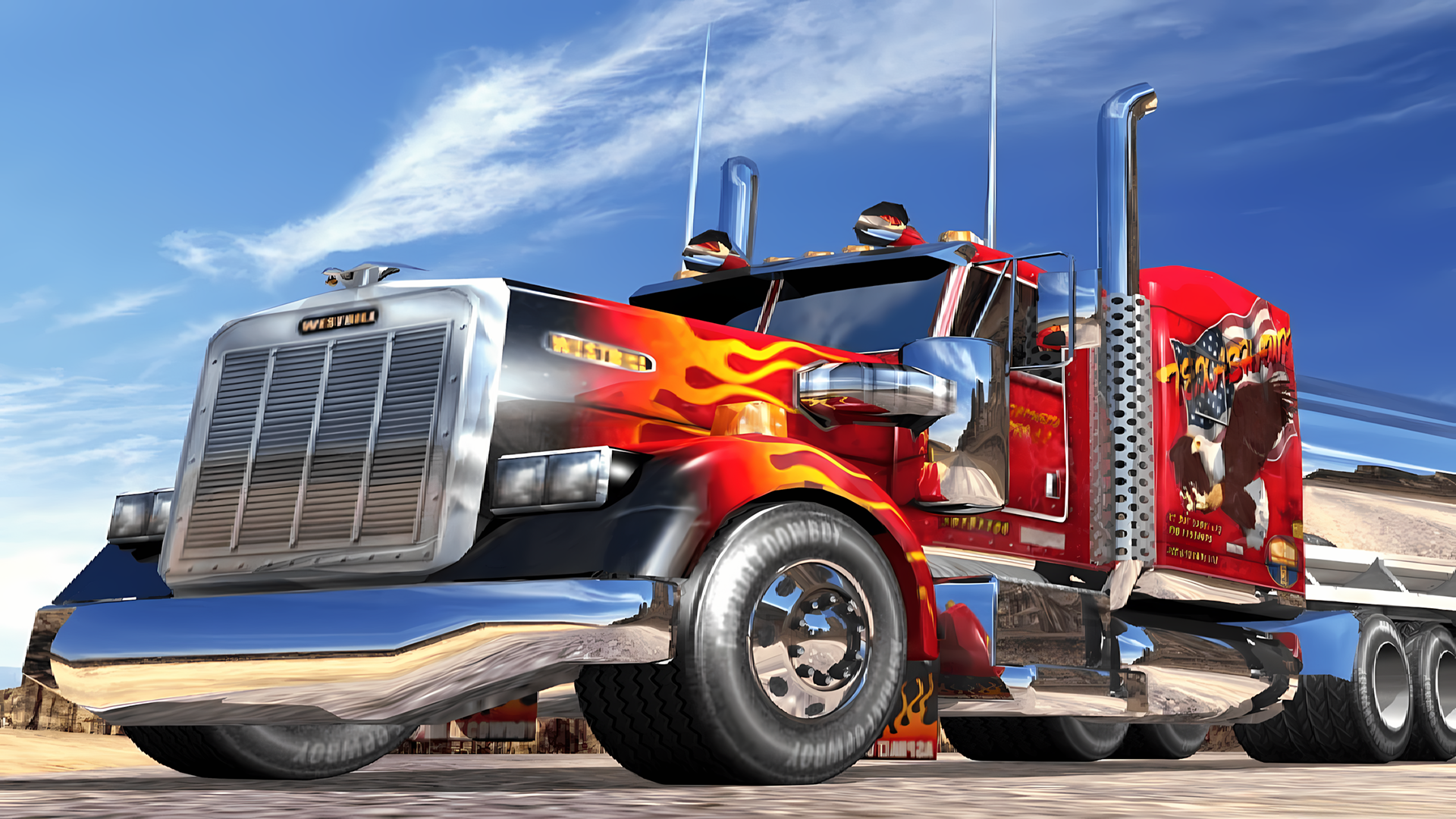 Illustration of 18 Wheeler: American Pro Trucker