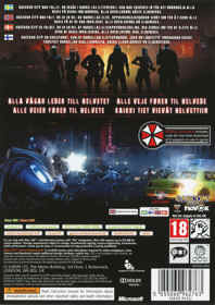 Resident Evil: Operation Raccoon City - Box - Back (Europe) - 6061x8573