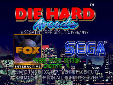 Die Hard Arcade - Screenshot - Game Title (North America) - 640x480
