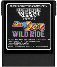 Mr. Do's Wild Ride - Cart - Front (World) - 1130x1330
