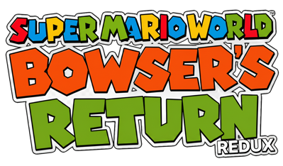 Super Mario World: Bowser's Return Redux - Clear Logo (World) - 1225x719