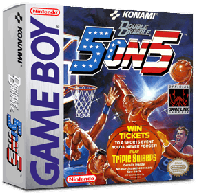 Double Dribble: 5 on 5 - Box - 3D (North America) - 1016x998
