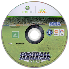Football Manager 2007 - Disc (Germany) - 900x900