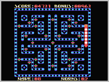 Nibbli: Son of Nibbler - Screenshot - Gameplay (World) - 256x192