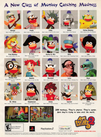Ape Escape 2 - Advertisement Flyer - Front (United States) - 1625x2200
