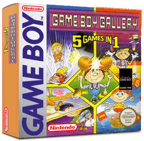 Game Boy Gallery: 5 Games in 1 - Box - 3D (Europe) - 1016x998