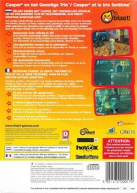 Casper and the Ghostly Trio - Box - Back (Europe) - 569x800