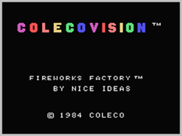 Fireworks Factory - Screenshot - Game Title (World) - 256x192