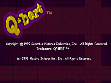 Q*bert - Screenshot - Game Title (World) - 640x480